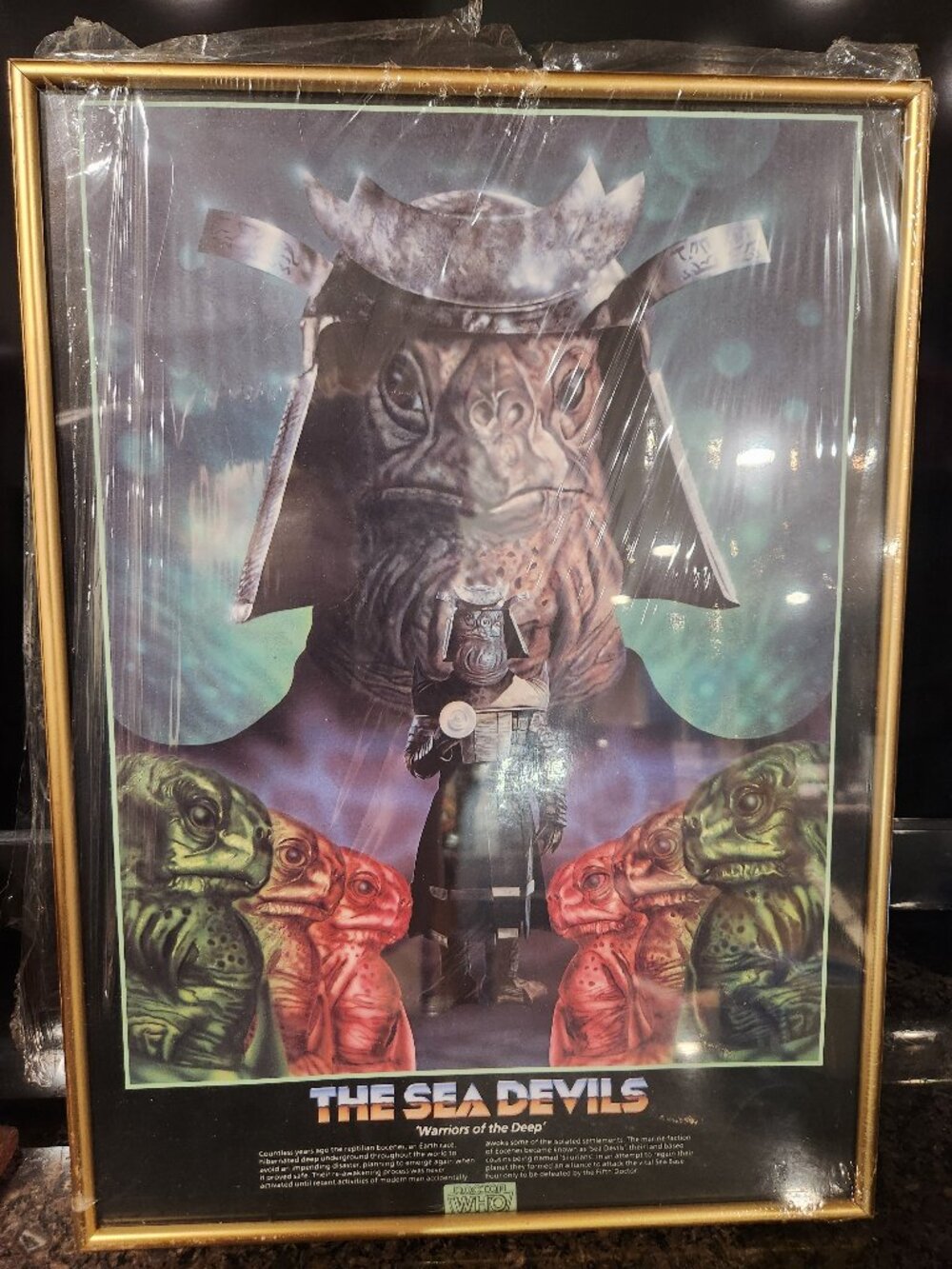 Dr Who Poster - The Sea Devils